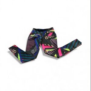 Women’s XS Fila Sport multicolored geometric print performance running leggings